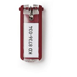 Durable KEY CLIP Rosso 6 pezzo(i) en oferta