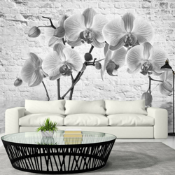 Artgeist - Fotomurale - Orchid in Shades of Gray - 350x245 en oferta