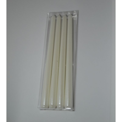 12 candele lunghe bianca - GENERAL TRADE