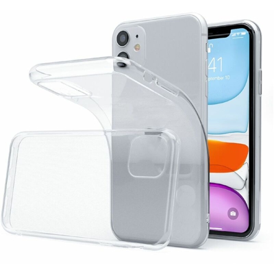 Cover custodia tpu trasparente compatibile IP11 smartphone flessibile morbida - BS