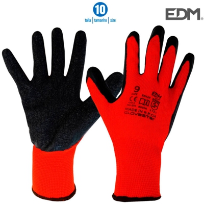 Guanti in poliestere per elettroerosione Taglia XL Latex rivestito - EDM
