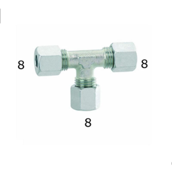 Raccordo Gas a T In Acciaio Ø 8/8/8MM - SIFI características
