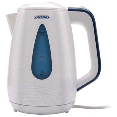 Bollitore Elettrico 1,7Lt 2200W Acqua Calda Cordless con Indicatore Livello Bian - MESKO