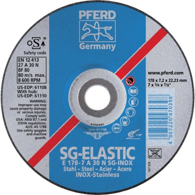 Disco Abrasivo A30Nsg V2A230X8,3Mm Gekr. - Pferd