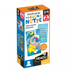 FLASHCARDS BUONA NOTTE GIOCHI BAMBINI TEMPO LIBERO APPRENDIMENTO CRESCITA - Headu en oferta