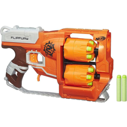Nerf Zombie Strike Pistola FlipFury Lancia 12 Dardi Veloce e Sostituzione Rapida - HASBRO características