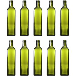 10 Bottiglia marasca bottiglie in vetro per olio 750ml con tappo salvagoccia - BUYSTAR características