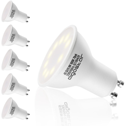 Lampadina Led Gu10 8W 3000K Bianco Caldo A+ 560Lm 120° Fascio Ampio Aigostar 2 Pezzi características