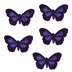 farfalle viola 5pz - NATALUNA características
