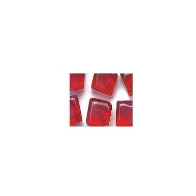 Rosso cubo perline 8 mm - GUTERMANN