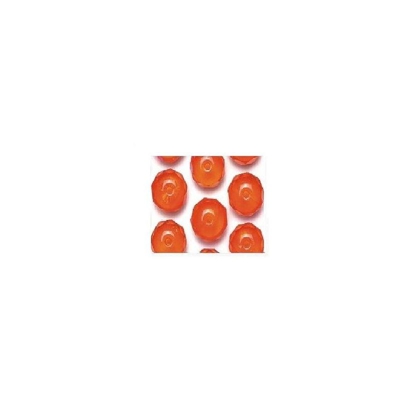 Ruota arancione sfaccettato perline 8 mm - GUTERMANN