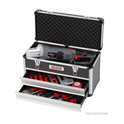 Bauletto Valigia Valigetta Alluminio Portattrezzi Porta Utensili 523X305X240 Cassetti Porta Elettroutensili - MISTRAL características