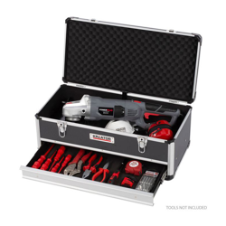 Bauletto Valigia Valigetta Alluminio Portattrezzi Porta Utensili 620X255X300 Cassetto Porta Elettroutensili - MISTRAL precio