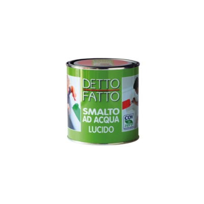 DETTO FATTO SMALTO AD ACQUA LUCIDO 0,500LT ZAFFIRO - Paramatti