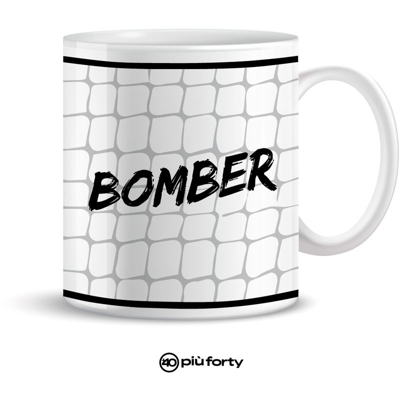 Tazza Mug In Ceramica Bomber Piu' Forty Regalo Colazione - PIU FORTY
