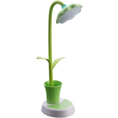 usb protezione degli occhi luce notturna LED touch lampada da tavolo girasole verde 10 * 11 * 41 cm - ASUPERMALL