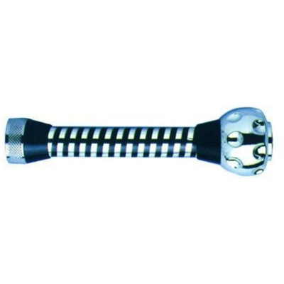 Doccetta Areatore Universale Flessibile Cromato Inox Nero Cm 14 Fer 58544 - EUROSTORE07