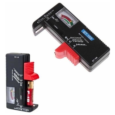 Each Italy - Tester Controllo BATTERIE Stilo Mini Stilo Test Verifica LA Carica Batteria