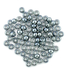 Perle perline lavabile 11/0 2,1 mm tubo 12 G FB 2525 Grigio - KNORRPRANDELL características