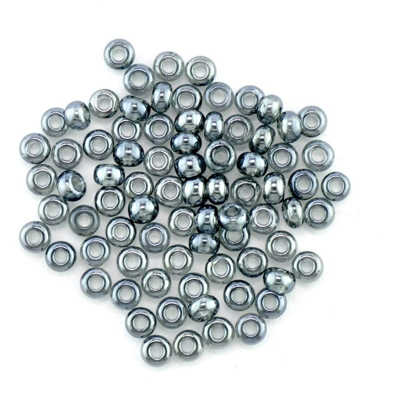 Perle perline lavabile 11/0 2,1 mm tubo 12 G FB 2525 Grigio - KNORRPRANDELL