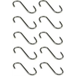 GANCIO ø mm.4x100 10 PZ INOX ALIMENTI MACELLAIO PROSCIUTTI INSACCATI FERR 85472 - EUROSTORE07 en oferta