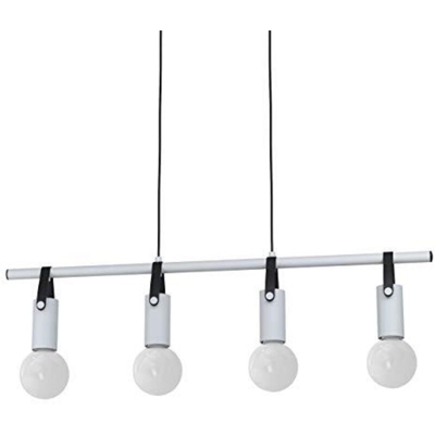 Lampadario a Sospensione 4 Luci E27 Lampada in Metallo Moderno Apricale EGLO