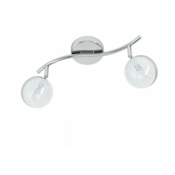 Faretti Rotondi Led G9 effetto Cristallo 3W 2 Luci Spot Plafoniera Salto 3 EGLO en oferta