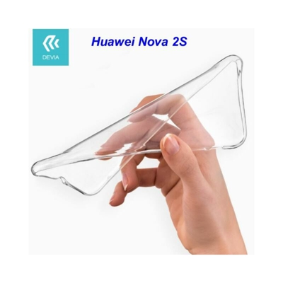 custodia protettiva morbida per huawei nova 2s trasparente lif denkhn2s731 - DEVIA
