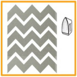 24 Chevron riflettenti termosaldabili applicabili su tessuti - SISER en oferta