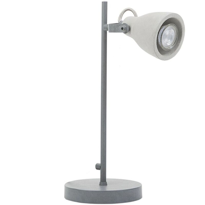Beliani - Lampada da tavolo di colore cemento grigio chiaro MISTAGO