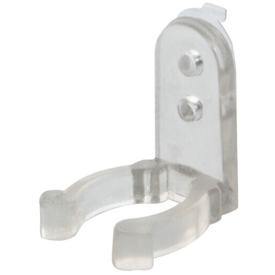 gancio di plastica per tubo a led 10 pezzi kan 08640 - KANLUX