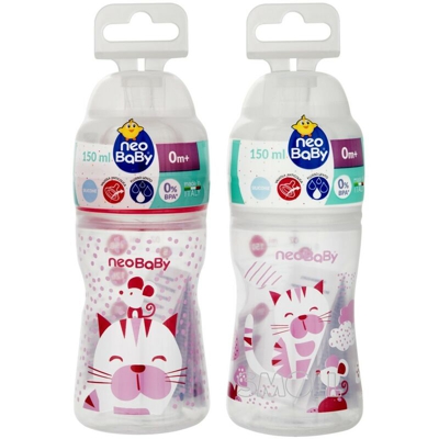 BIBERON IN PLASTICA 150ML 84368 - Neobaby