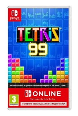 Tetris 99 + Nintendo Switch Online 12 Mesi Nintendo Italiano Videogioco Nuovo