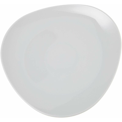 TOGNANA - PIATTO PIANO ROTONDO CM 31x31 LINEA TRILOGY BIANCO