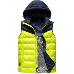 Asupermall - Gilet riscaldante USB riscaldamento elettrico giallo limone XL características