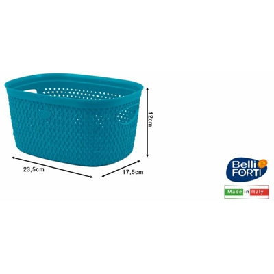 CESTA INTRECCIO XS CM.17,5X23,5X12h OTTANIO - BIGHOUSE IT
