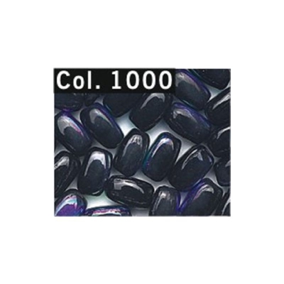 Riso perline 6 mm tubicino 85 pz 1000 colore Nero - KNORRPRANDELL