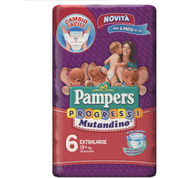 Pampers Progressi Mutandino 15Pz 6Ms Extra Large - ORIZZONTESHOP en oferta
