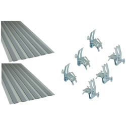 8 Ganci Staffe + 2 Pz Stucco Pasta Fissaggio Lavelli Acciaio Inox Universale Lc50 - EUROSTORE07 características