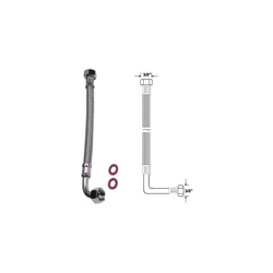 Tubo Di Connessione Sanitaria 200 Mm Con 2 Dado 3/8 - SANITOP WINGENROTH precio