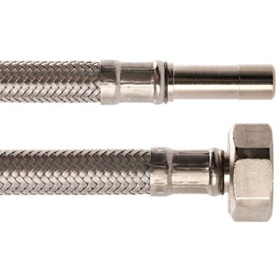 Tubo Di Connessione Sanitaria 300 Mm Cromato Dado 1/2 - SANITOP WINGENROTH