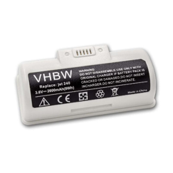 vhbw Li-Ion batteria 2600mAh (3.6V) sostituisce iRobot 4446040 per robot lavapavimenti home cleaner en oferta