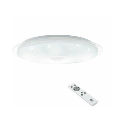 Plafoniera Applique Lampada Soffitto con Telecomando Dimmerabile Lanciano EGLO - Dimensioni: Ø 40 cm - W 24