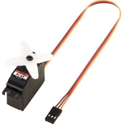 Midi Servo Servo analogico Materiale trasmissione: Plastica Sistema innesto: JR - Reely