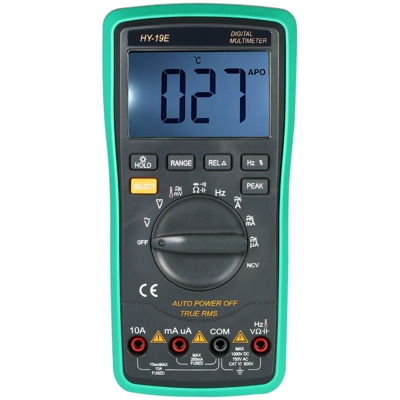 Winhy - Multimetro digitale multifunzione, HY-19E, tensione e corrente CA e CC