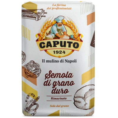 Semola di grano duro rimacinata 1 kg farina impastare pasta pizza - Caputo