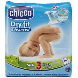 PANNOLINI DRY FIT 4-9 KG 21 PEZZI - Chicco precio