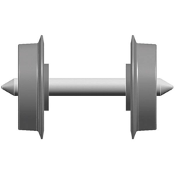 Kit ruote e asse N DC L969311 NEM 311 1 pz. - Liliput en oferta