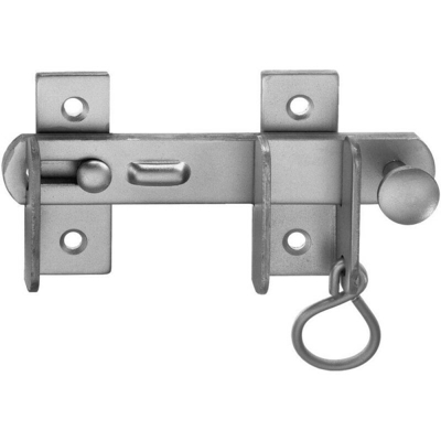 Catenaccio Leggero Con Anello Cromato Brillante - NO NAME