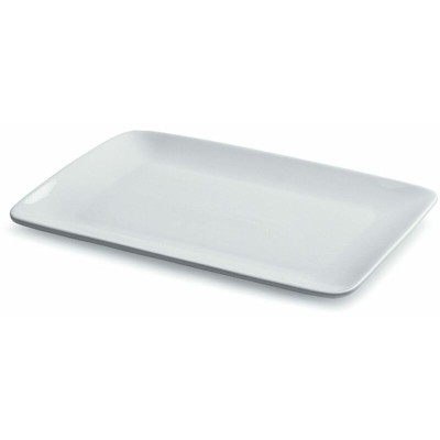 PIATTO PORTATA IN PORCELLANA RETTANGOLARE 36x25CM LINEA PLAZA - Tognana